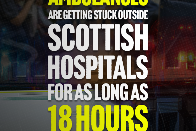 Ambulances Stuck for “Hours on End”